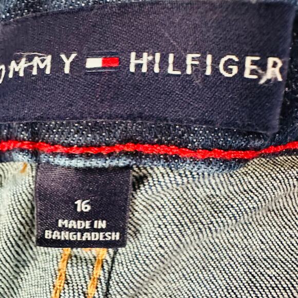 Tommy Hilfiger Raleigh High Rise Dark Wash Jeans Size 16 - Picture 4 of 9